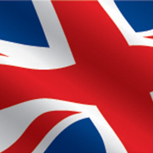 British Flag Flowing - Backdropsource