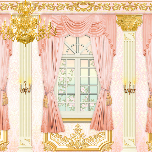 Palace Window Valance Backdrop - Backdropsource