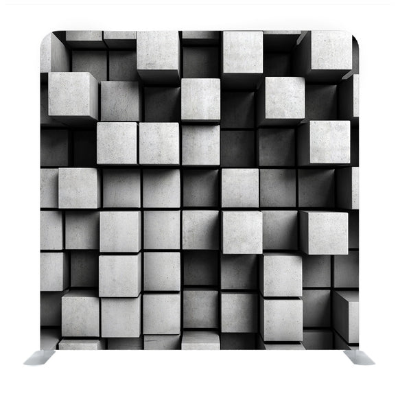3D Geometric 3D Cubes Media Wall - Backdropsource