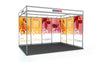 Shell Scheme Exhibition Graphics for 13.2ft Wide x 10ft Depth Booth - Backdropsource