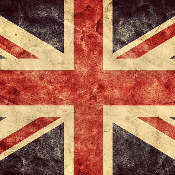 The United Kingdom or Union Jack Grunge Flag - Backdropsource
