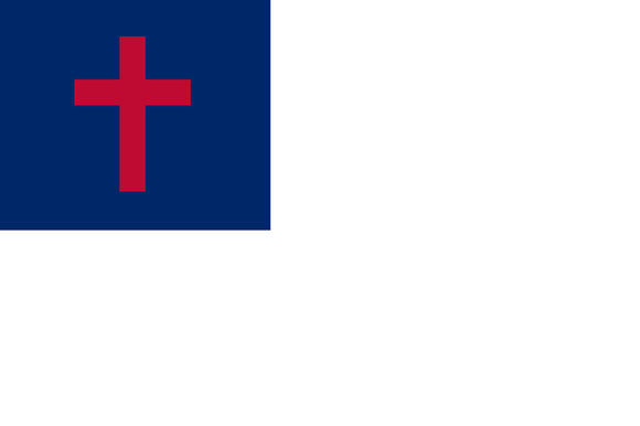 Christian Flag - Backdropsource