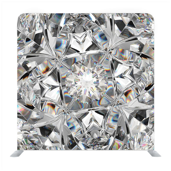 Colorful Crystal Diamond Closeup Pattern Media Wall - Backdropsource