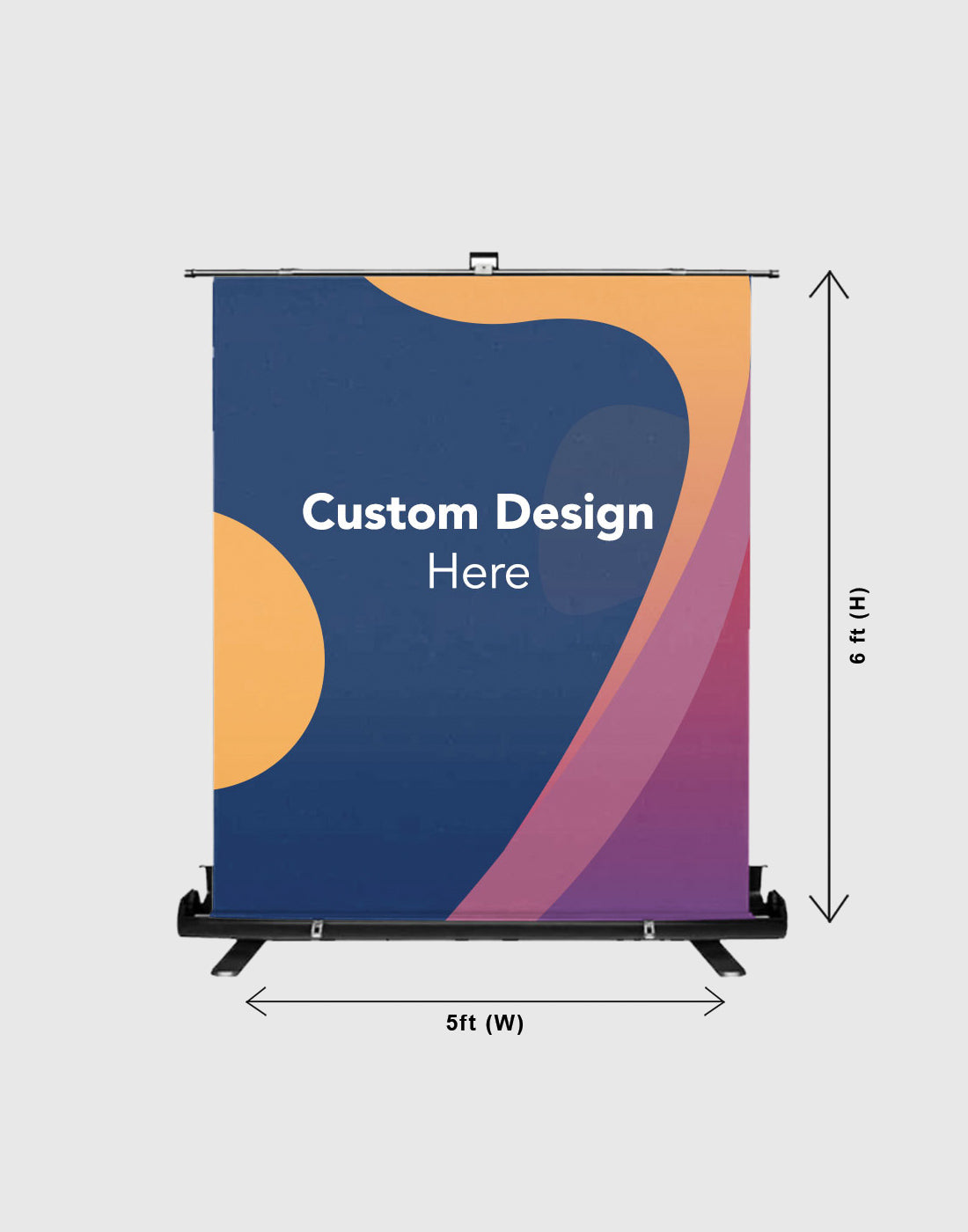 Custom Printed Retractable & Collapsible Panel - Backdropsource