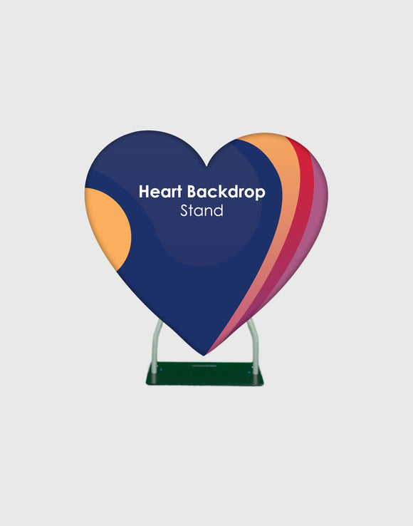 Heart Stand Backdrop - Backdropsource