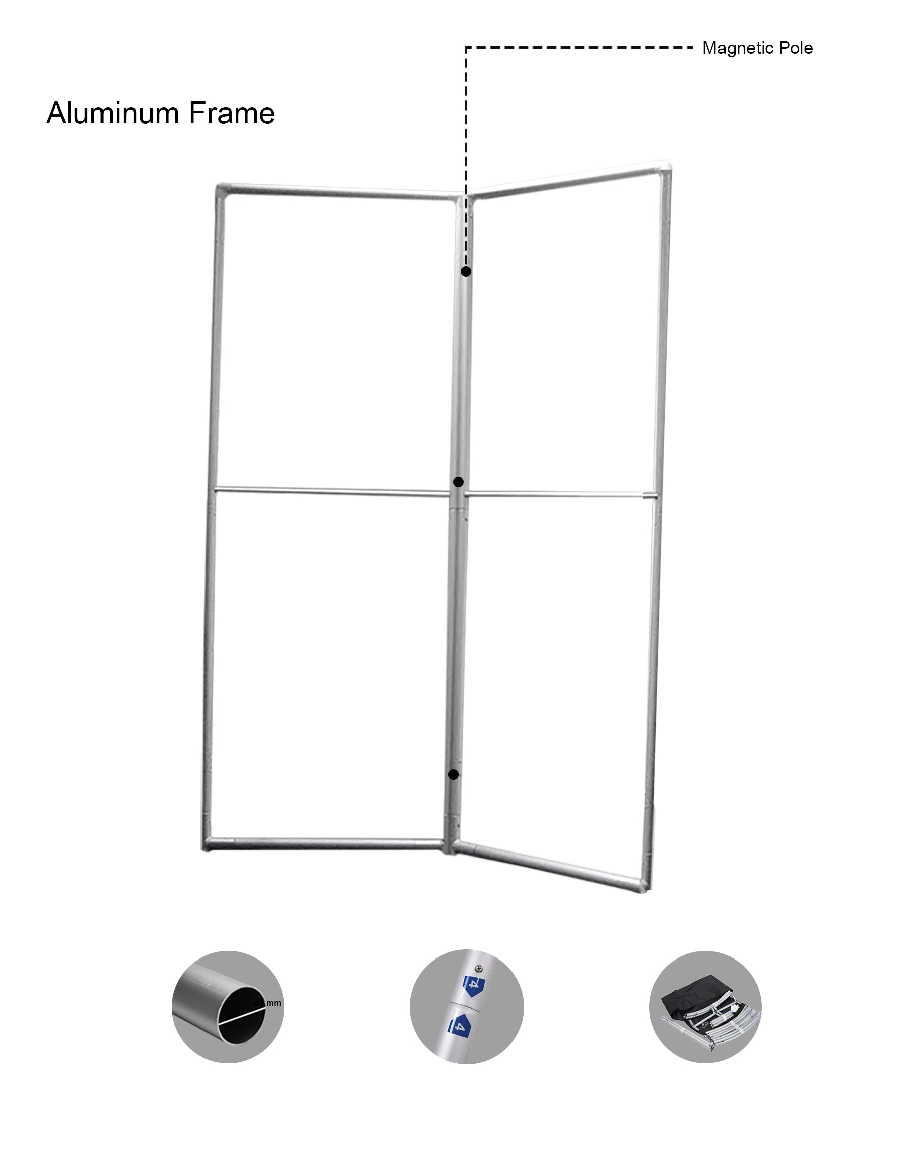 Magnetic Displays - 2 Panel - Backdropsource