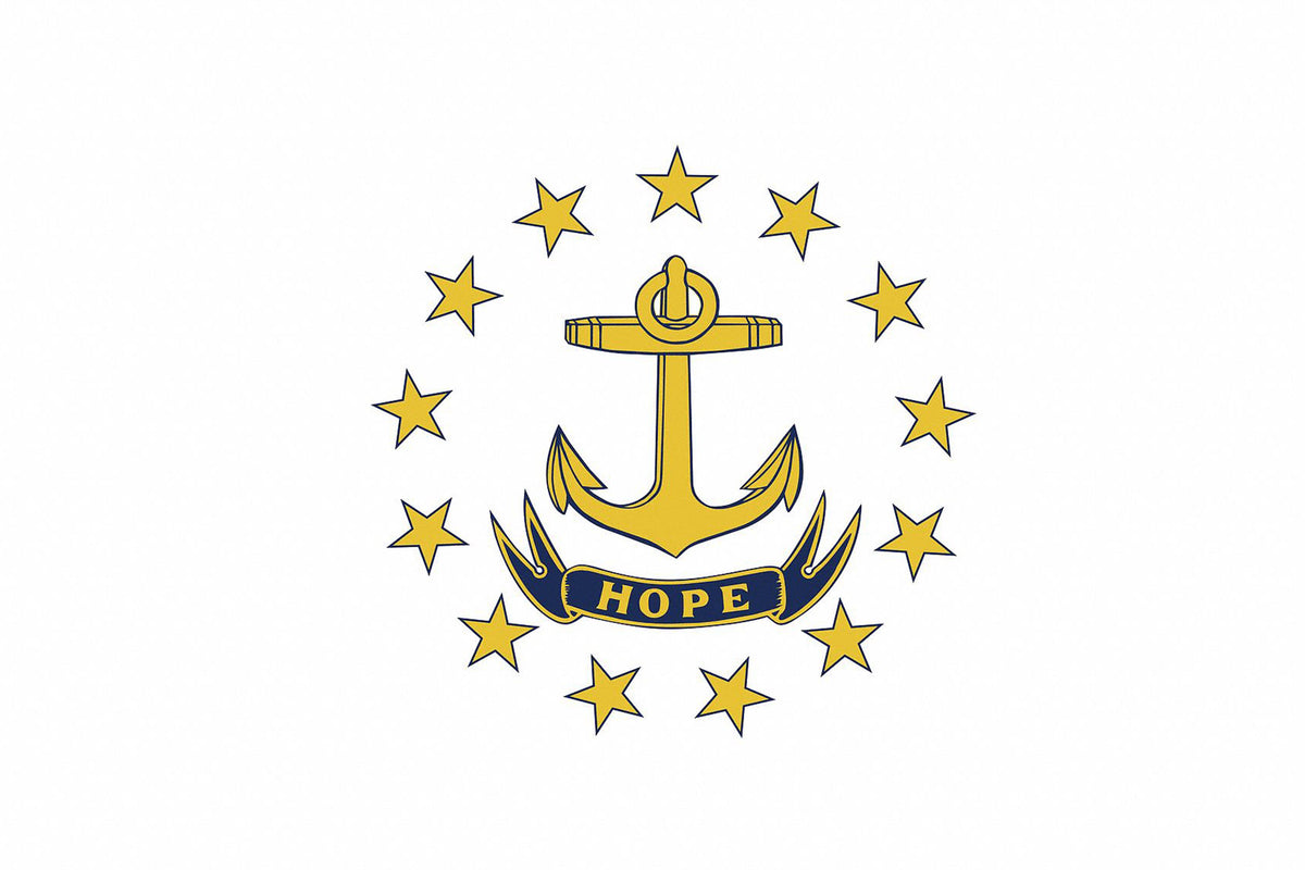 Rhode Island State Flag – Backdropsource
