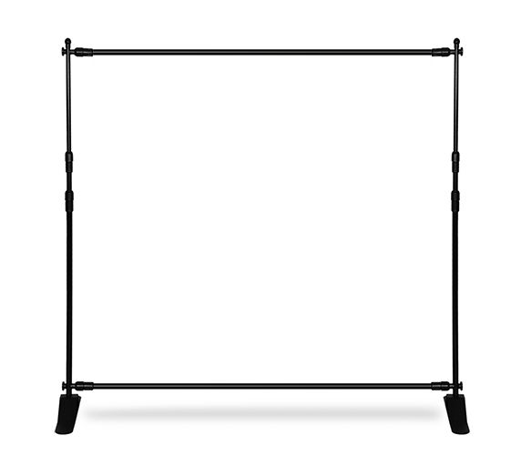 Fabric Backdrop Media Wall with Adjustable Stand - Backdropsource