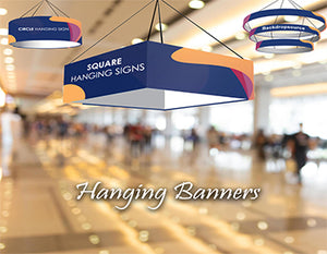 Increase Brand Recognition with Sky Tube Hanging Banners