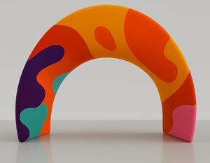 Create Unforgettable Events with the Tunnel Fabric Display!