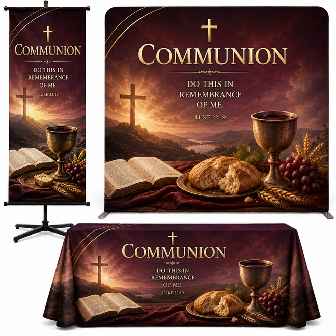 Church Communion Banners