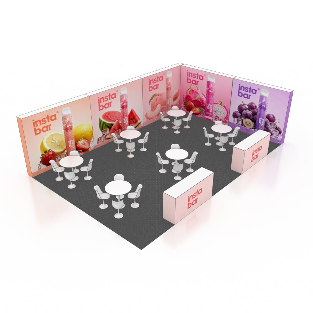 Modular Booth Kits 30ft x 20ft - Model 9
