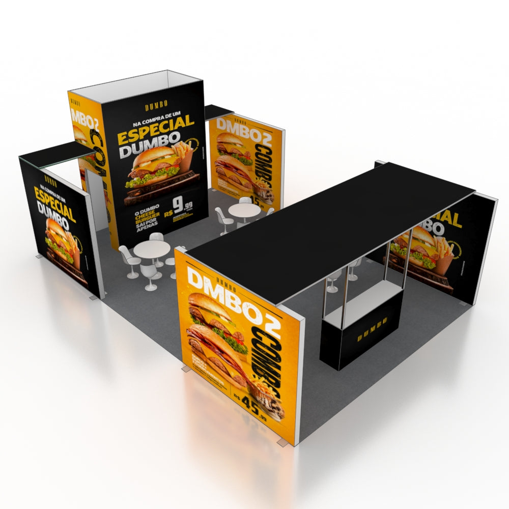 Modular Booth Kits 30ft x 20ft - Model 10
