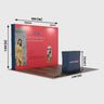 10ft x 10ft Straight Popup Exhibit Pro 3-in-1 Display Kit with Illume Lights