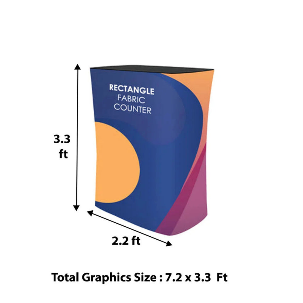 10ft x 10ft Straight Popup Exhibit Pro 3-in-1 Display Kit with Illume Lights
