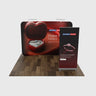 10x10 Trade Show Booth Kit with Backwall & Roll-Up Banner Stand