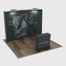 10ft x 10ft Curved Popup Exhibit Pro 3-in-1 Display Kit with Illume Lights