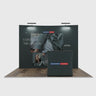 10ft x 10ft Curved Popup Exhibit Pro 3-in-1 Display Kit with Illume Lights