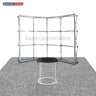 10ft x 10ft Curved Popup Exhibit Pro 3-in-1 Display Kit with Illume Lights