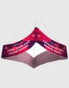 Curved Square Quad Hanging Banner