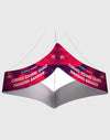 Curved Square Quad Hanging Banner