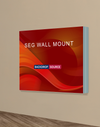 Wall-Mounted SEG Fabric display - 4.7" Depth