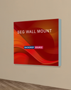 Wall-Mounted SEG Fabric display - 2.4" Depth