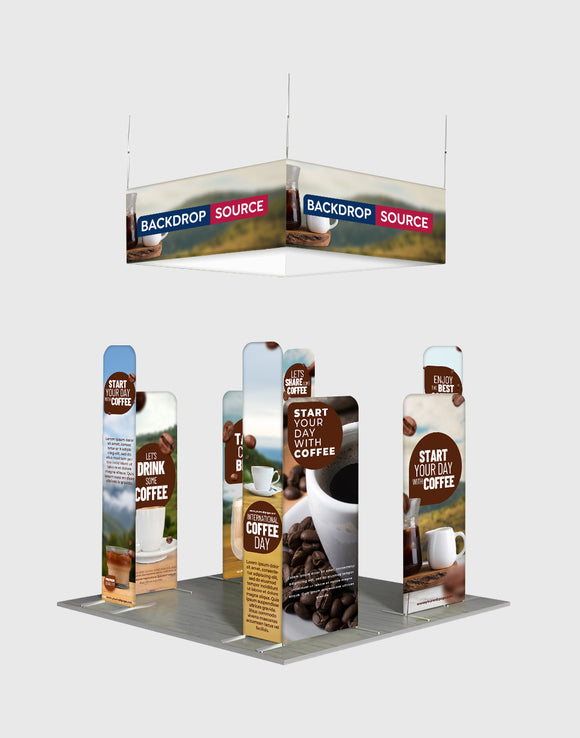 Portable Exhibit Display 10ft x 10ft - Model 36