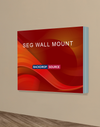 Wall-Mounted SEG Fabric display - 4.7" Depth