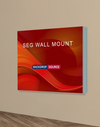 Wall-Mounted SEG Fabric display - 3.15" Depth