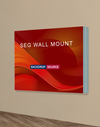 Wall-Mounted SEG Fabric display - 4.7" Depth