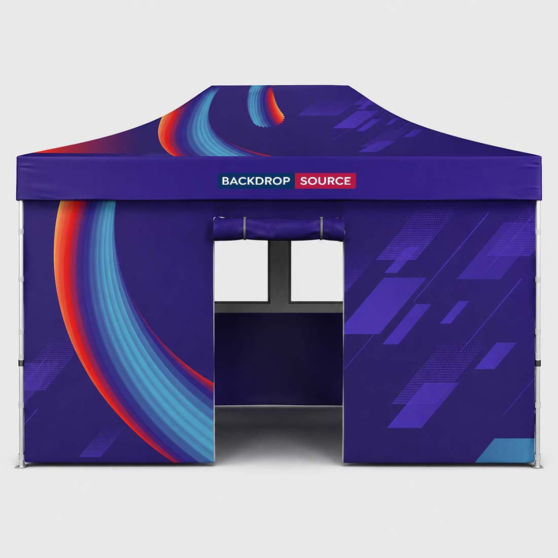 15ft x 10ft Fabric Food Booth Canopy Tent