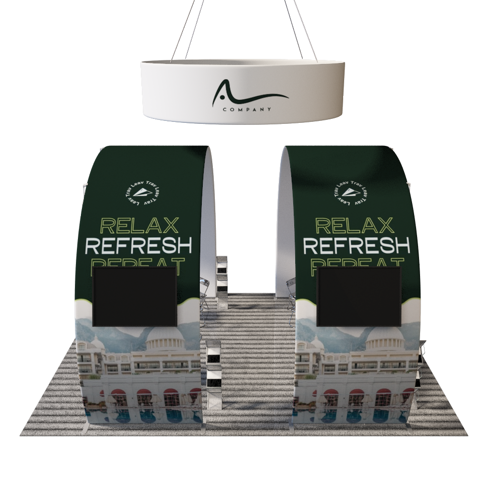 Portable Exhibit Display 10ft x 20ft - Model 9