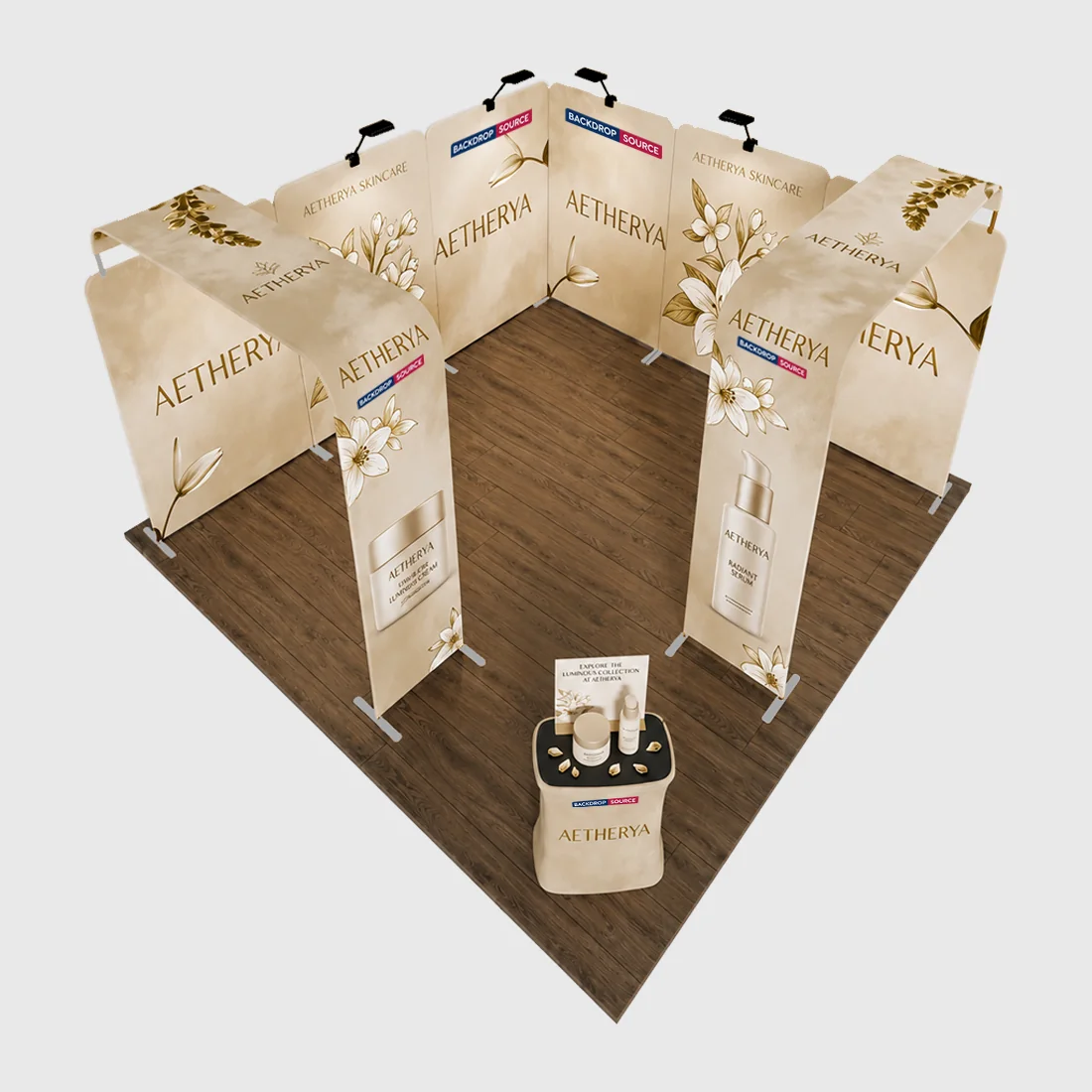 Modular Booth Kits 20ft x 20ft - Model 19