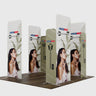 10x10 Magnetic Fabric Booth Wall with 8 Panels