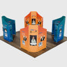 Magnetic Fabric Booth Display - Model 5 (20 x 20ft)