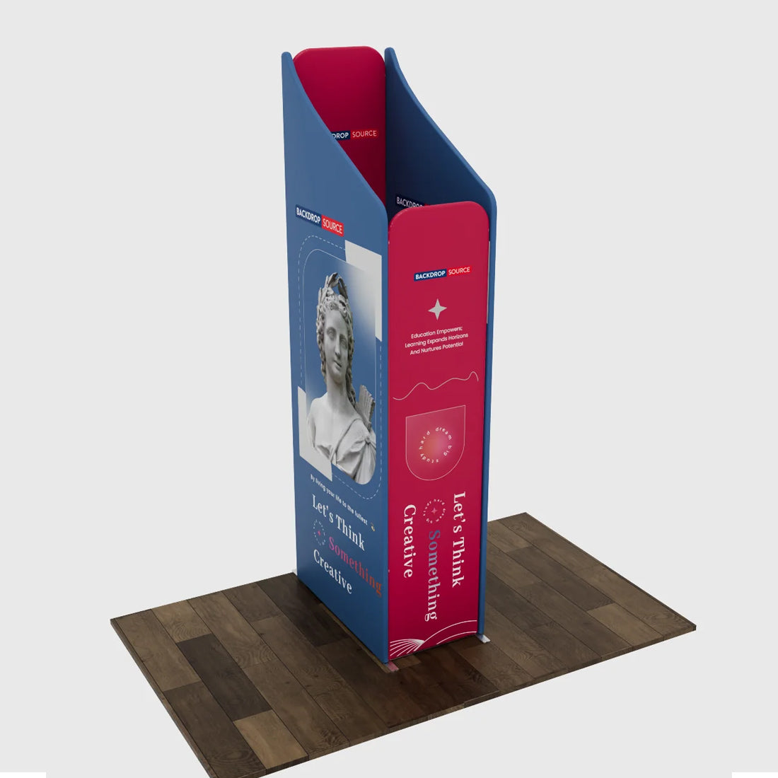 Magnetic Fabric Booth Display - Model 4 (6.5 x 6.5ft)