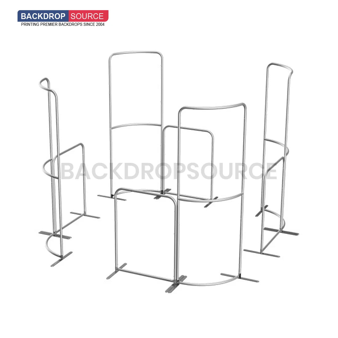 Magnetic Fabric Booth Display - Model 5 (10 x 10ft)