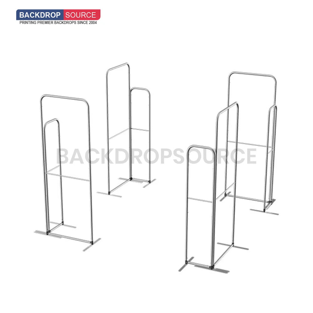 10x10 Magnetic Fabric Booth Wall with 8 Panels