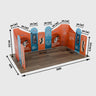 Magnetic Fabric Booth Display - Model 3 (20 x 20ft)