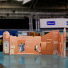 Stand de exhibición de tela magnética - Modelo 1 (20 x 20 pies)