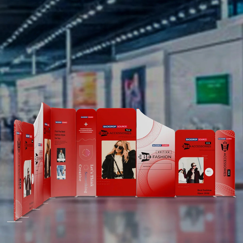 Magnetic Fabric Booth Display - Model 5 (13 x 13ft)