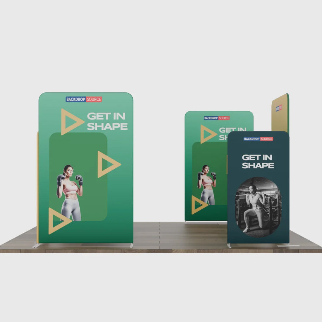 Magnetic Fabric Booth Display - Model 4 (20 x 20ft)