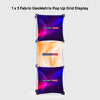 1 x 3 Fabric GeoMetrix Pop Up Grid Display