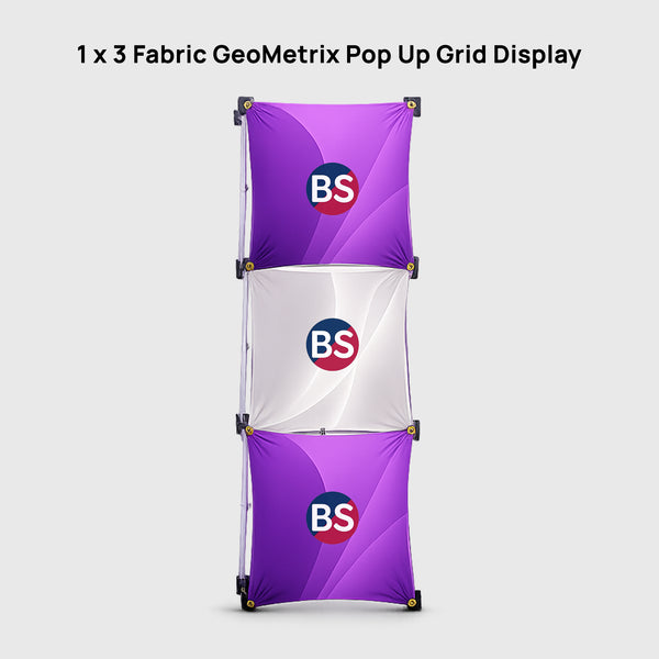 1 x 3 - Pantalla de cuadrícula GeoMetrix emergente