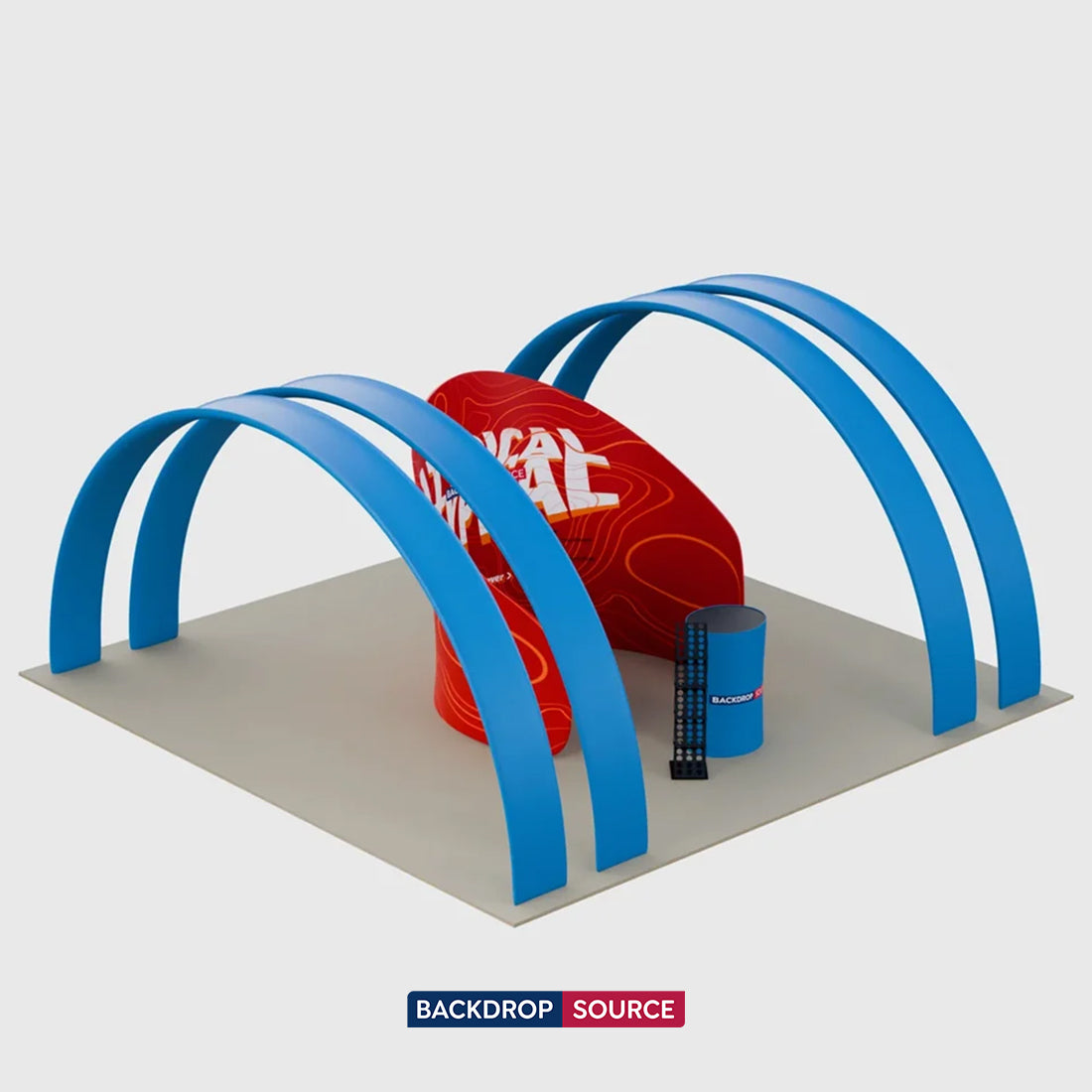 20x10 Meeting Pod with Round Arch Exhibition Kit