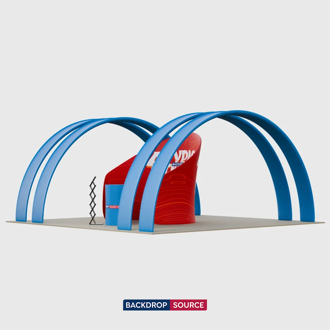 20x10 Meeting Pod with Round Arch Exhibition Kit