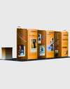 Portable Exhibit Display 10ft x 20ft - Model 17