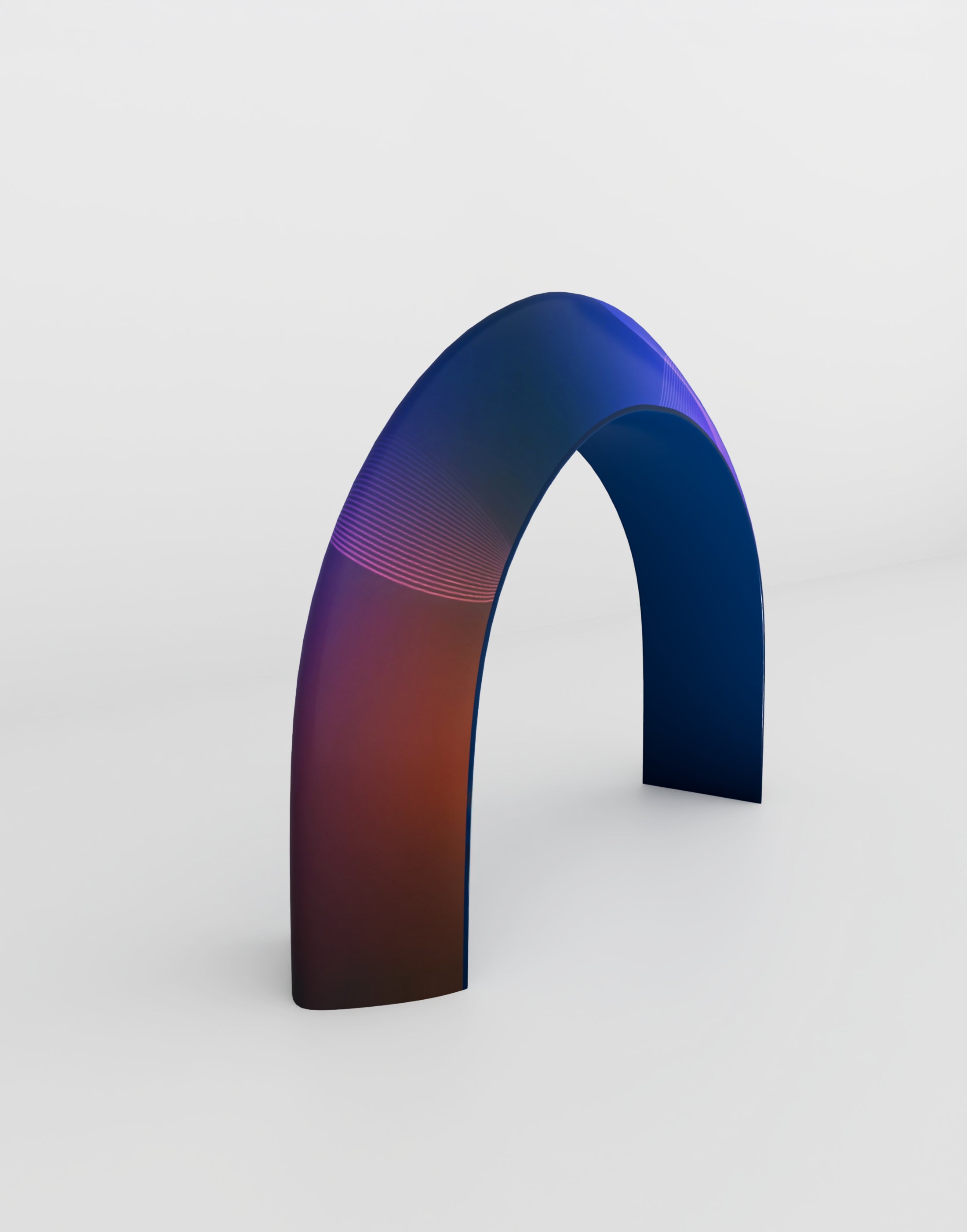 3D Triangular Prism Tension Fabric Arch