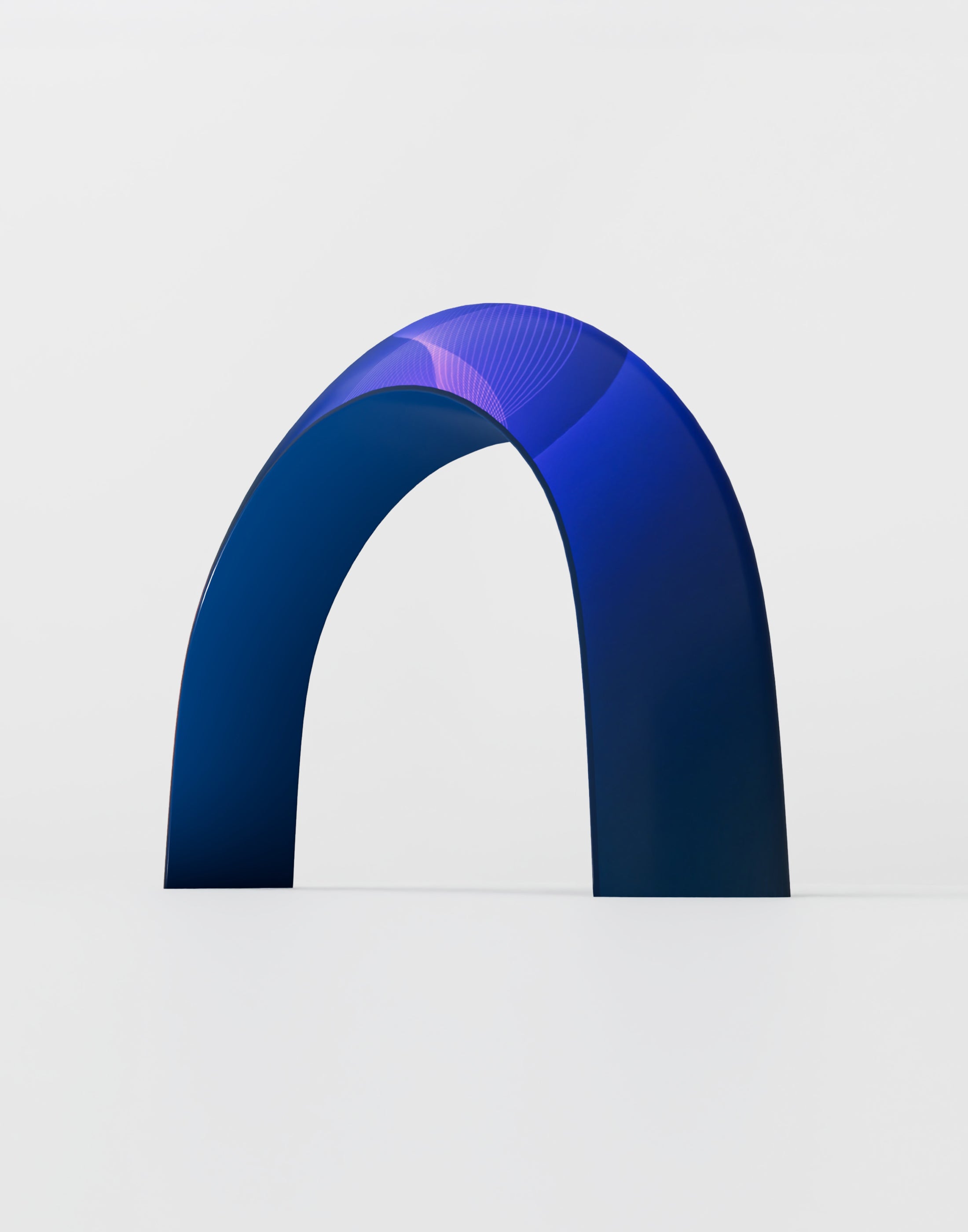 3D Triangular Prism Tension Fabric Arch